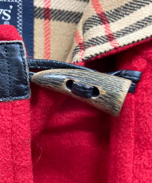 Burberry's（バーバリーズ）Burberry's (バーバリーズ) カシミヤ混ダッフルコート レッド サイズ:Mの古着・服飾アイテム