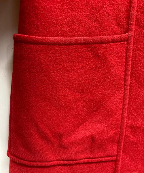 Burberry's（バーバリーズ）Burberry's (バーバリーズ) カシミヤ混ダッフルコート レッド サイズ:Mの古着・服飾アイテム