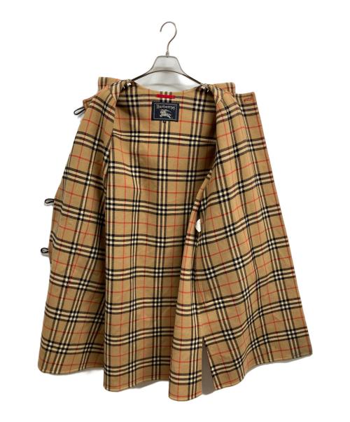 Burberry's（バーバリーズ）Burberry's (バーバリーズ) カシミヤ混ダッフルコート レッド サイズ:Mの古着・服飾アイテム