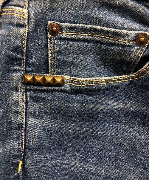 Hysteric Glamour（ヒステリックグラマー）Hysteric Glamour (ヒステリックグラマー) スタッズデニムパンツ インディゴ サイズ:32の古着・服飾アイテム