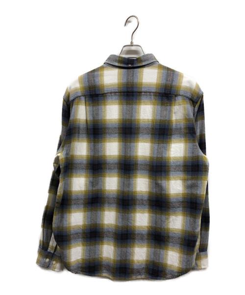 SUPREME（シュプリーム）SUPREME (シュプリーム) brushed plaid flannel shirt ブルー サイズ:Lの古着・服飾アイテム