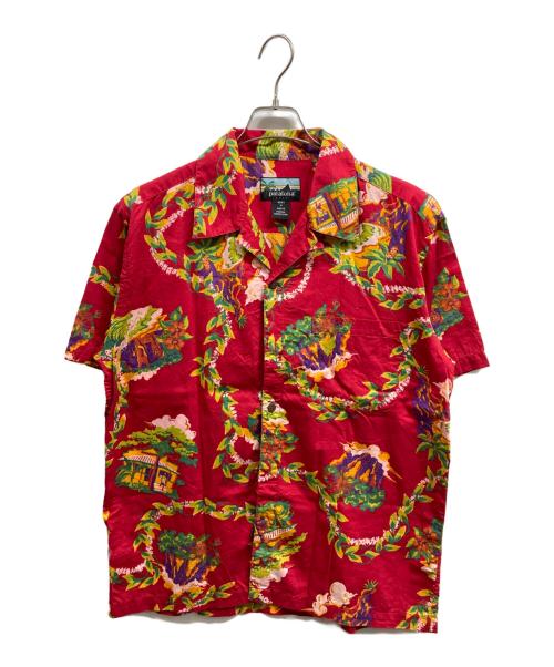 pataloha（パタロハ）pataloha (パタロハ) 00’sアロハシャツ レッド サイズ:Mの古着・服飾アイテム