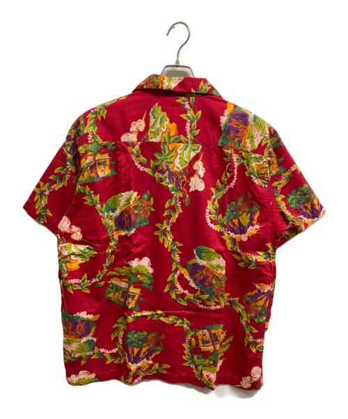 pataloha（パタロハ）pataloha (パタロハ) 00’sアロハシャツ レッド サイズ:Mの古着・服飾アイテム