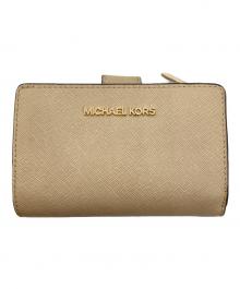 MICHAEL KORS（マイケルコース）の古着「2つ折り財布」｜ベージュ