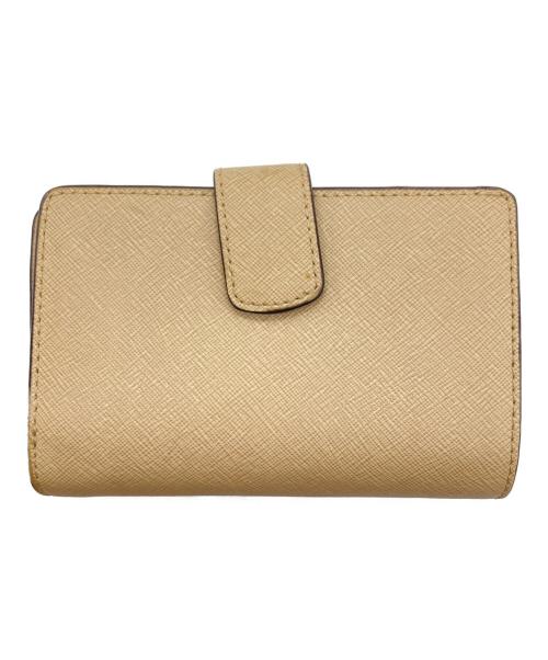 MICHAEL KORS（マイケルコース）MICHAEL KORS (マイケルコース) 2つ折り財布 ベージュの古着・服飾アイテム