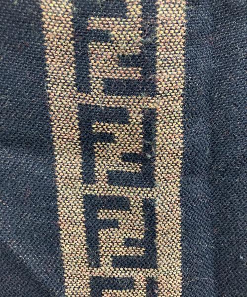 FENDI（フェンディ）FENDI (フェンディ) ズッカ柄マフラー ベージュの古着・服飾アイテム