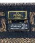 中古・古着 FENDI (フェンディ) ズッカ柄マフラー ベージュ：6000円