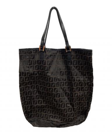 FENDI フェンディ トートバッグ ズッキーノ 中古・古着通販】FENDI (フェンディ) ズッキーノ トートバッグ