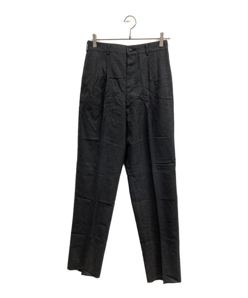 COMME des GARCONS HOMME DEUX（コムデギャルソン オム ドゥ）COMME des GARCONS HOMME DEUX (コムデギャルソン オム ドゥ) ウールスラックス グレー サイズ:83の古着・服飾アイテム