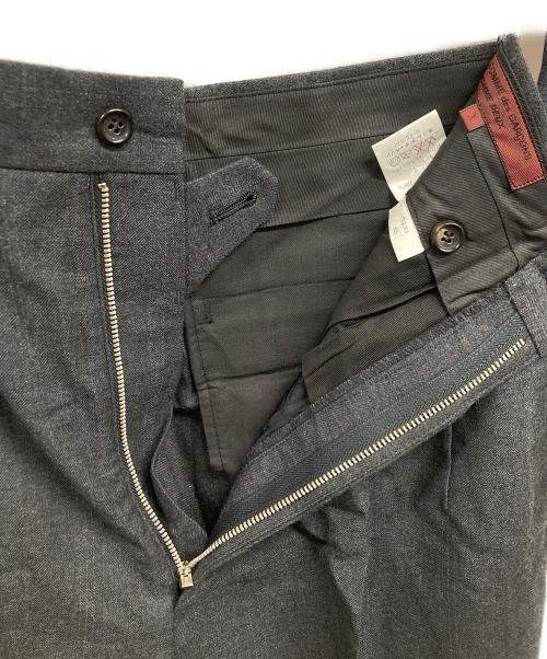 COMME des GARCONS HOMME DEUX（コムデギャルソン オム ドゥ）COMME des GARCONS HOMME DEUX (コムデギャルソン オム ドゥ) ウールスラックス グレー サイズ:83の古着・服飾アイテム
