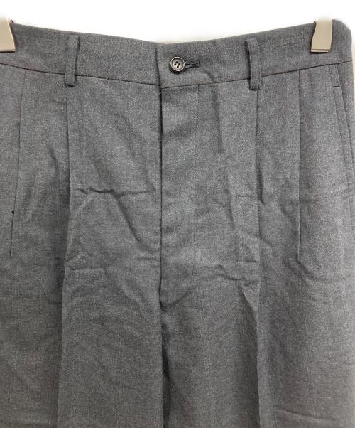 COMME des GARCONS HOMME DEUX（コムデギャルソン オム ドゥ）COMME des GARCONS HOMME DEUX (コムデギャルソン オム ドゥ) ウールスラックス グレー サイズ:83の古着・服飾アイテム