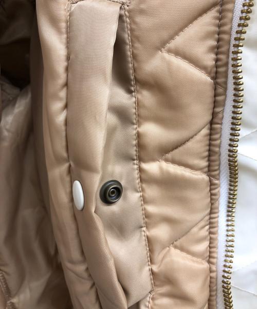 EDIFICE（エディフィス）EDIFICE (エディフィス) ミリタリー N2-B ジャケット ホワイト サイズ:Lの古着・服飾アイテム