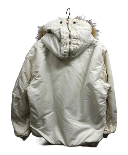 EDIFICE（エディフィス）EDIFICE (エディフィス) ミリタリー N2-B ジャケット ホワイト サイズ:Lの古着・服飾アイテム