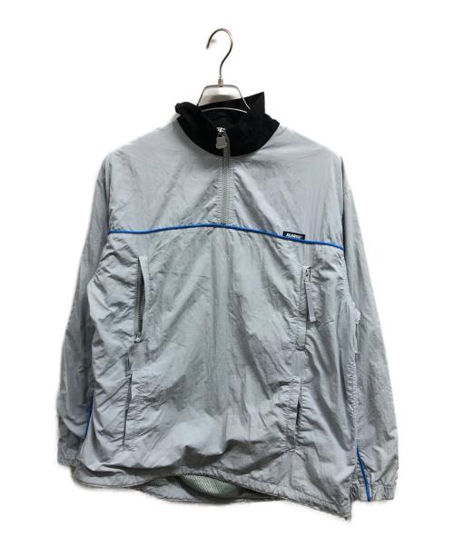 X-LARGE（エクストララージ）X-LARGE (エクストララージ) ハーフジップナイロンプルオーバージャケット グレー サイズ:Mの古着・服飾アイテム