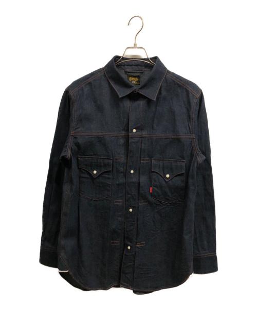 Geruga（ゲルガ）GERUGA (ゲルガ) デニムシャツ ネイビー サイズ:3の古着・服飾アイテム