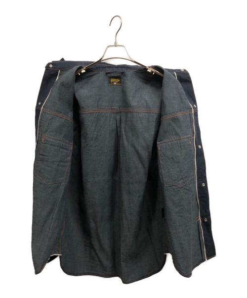 Geruga（ゲルガ）GERUGA (ゲルガ) デニムシャツ ネイビー サイズ:3の古着・服飾アイテム