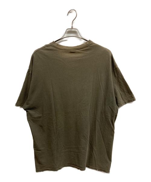 stussy（ステューシー）stussy (ステューシー) 00ｓプリントTシャツ/stussyTシャツ オリーブ サイズ:XLの古着・服飾アイテム
