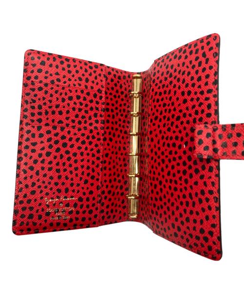 LOUIS VUITTON（ルイ ヴィトン）LOUIS VUITTON (ルイ ヴィトン) 草間彌生 (クサマヤヨイ) アジェンダPM モノグラム インフィニティードット 手帳 ブラウンの古着・服飾アイテム