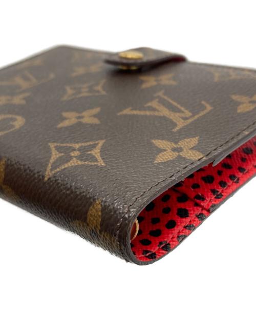 LOUIS VUITTON（ルイ ヴィトン）LOUIS VUITTON (ルイ ヴィトン) 草間彌生 (クサマヤヨイ) アジェンダPM モノグラム インフィニティードット 手帳 ブラウンの古着・服飾アイテム
