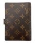 LOUIS VUITTON (ルイ ヴィトン) 草間彌生 (クサマヤヨイ) アジェンダPM モノグラム インフィニティードット 手帳 ブラウン：25000円