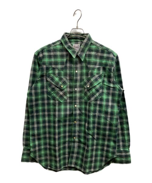 Ranchcraft（ランチクラフト）Ranchcraft (ランチクラフト) ウエスタンシャツ グリーン サイズ:Lの古着・服飾アイテム