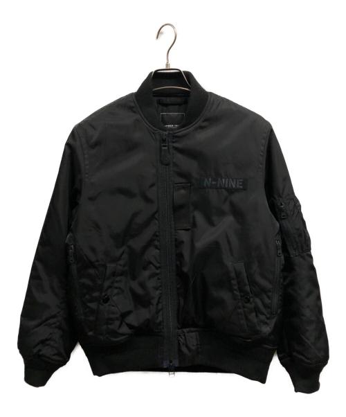 NUMBER (N)INE（ナンバーナイン）NUMBER (N)INE (ナンバーナイン) MA-1ジャケット ブラック サイズ:2の古着・服飾アイテム
