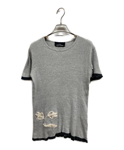 tricot COMME des GARCONS（トリココムデギャルソン）tricot COMME des GARCONS (トリココムデギャルソン) 半袖ニット グレー サイズ:FREEの古着・服飾アイテム