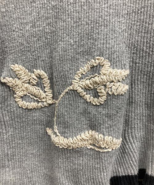 tricot COMME des GARCONS（トリココムデギャルソン）tricot COMME des GARCONS (トリココムデギャルソン) 半袖ニット グレー サイズ:FREEの古着・服飾アイテム