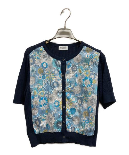 MACKINTOSH PHILOSOPHY（マッキントッシュ フィロソフィー）MACKINTOSH PHILOSOPHY (マッキントッシュ フィロソフィー) リバティコンビニットカーディガン ネイビー サイズ:Sの古着・服飾アイテム