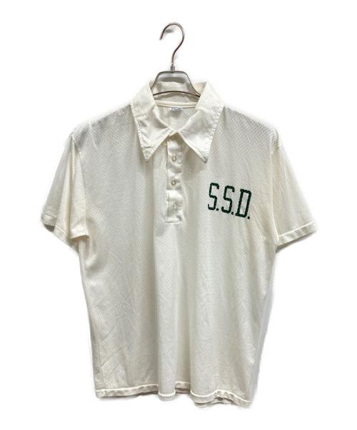 Champion（チャンピオン）Champion (チャンピオン) ポロシャツ ホワイト サイズ:Lの古着・服飾アイテム