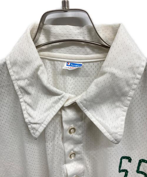 Champion（チャンピオン）Champion (チャンピオン) ポロシャツ ホワイト サイズ:Lの古着・服飾アイテム