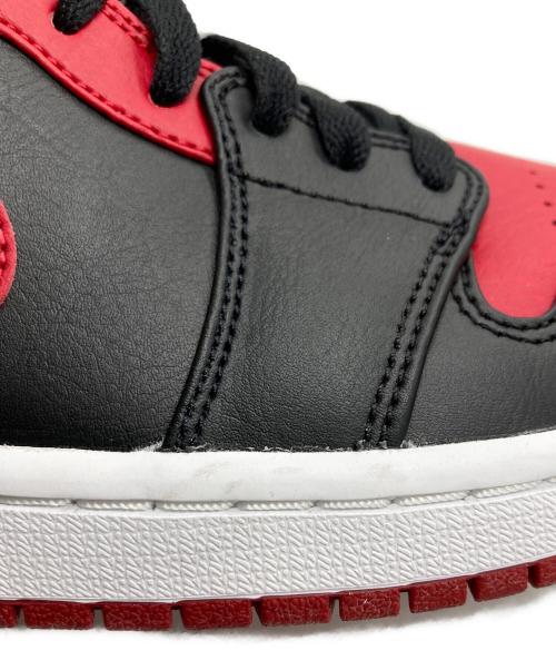 NIKE（ナイキ）NIKE (ナイキ) AIR JORDAN 1 MID BRED レッド サイズ:26の古着・服飾アイテム