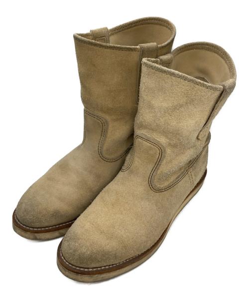 RED WING（レッドウィング）RED WING (レッドウィング) 9-INCH PECOS HAWTHORNE ABILENE LEATHER ベージュ サイズ:41の古着・服飾アイテム
