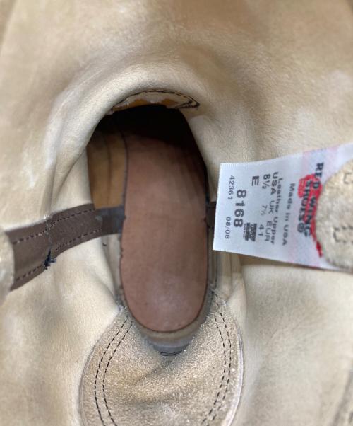 RED WING（レッドウィング）RED WING (レッドウィング) 9-INCH PECOS HAWTHORNE ABILENE LEATHER ベージュ サイズ:41の古着・服飾アイテム