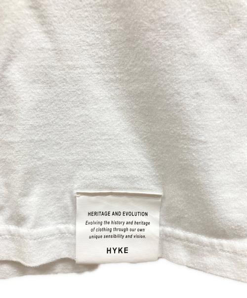 HYKE（ハイク）HYKE (ハイク) SHORT-SLV TEE ホワイト サイズ:XLの古着・服飾アイテム