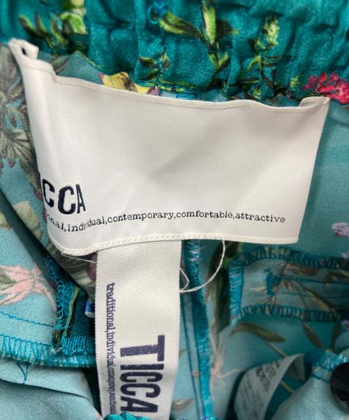 ticca（ティッカ）TICCA (ティッカ) フラワープリントパンツ グリーン サイズ:FREEの古着・服飾アイテム