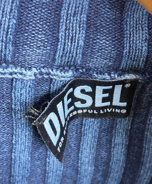 DIESEL（ディーゼル）DIESEL (ディーゼル) タートルネック リブニット ネイビー サイズ:XLの古着・服飾アイテム