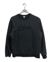LOEWE（ロエベ）の古着「ロゴ刺繍スウェット」｜ブラック