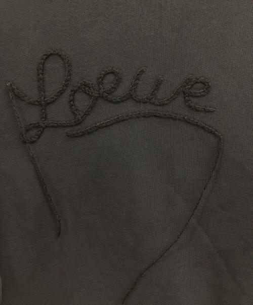 LOEWE（ロエベ）LOEWE (ロエベ) ロゴ刺繍スウェット ブラック サイズ:Mの古着・服飾アイテム