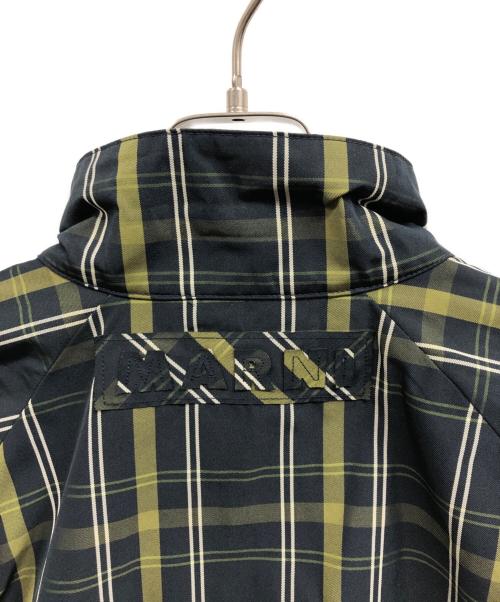 MARNI（マルニ）MARNI (マルニ) ポリエステルチェックスウィングトップブルゾン グリーン サイズ:46の古着・服飾アイテム