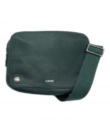 LOEWE（ロエベ）の古着「ペブルメッセンジャーバック/LOEWEバッグ」｜グリーン