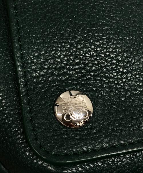 LOEWE（ロエベ）LOEWE (ロエベ) ペブルメッセンジャーバック/LOEWEバッグ グリーンの古着・服飾アイテム