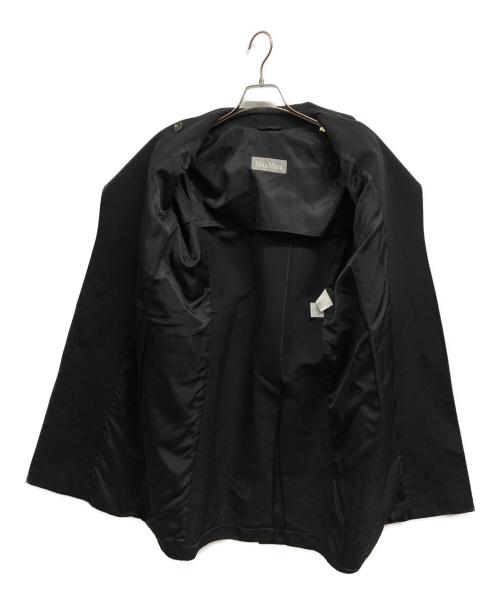 MaxMara（マックスマーラ）MaxMara (マックスマーラ) チェスターコート ブラック サイズ:38の古着・服飾アイテム
