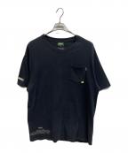 Danner×WIND AND SEAダナー×ウィンダンシー）の古着「ポケットTシャツ/DannerTシャツ」｜ブラック