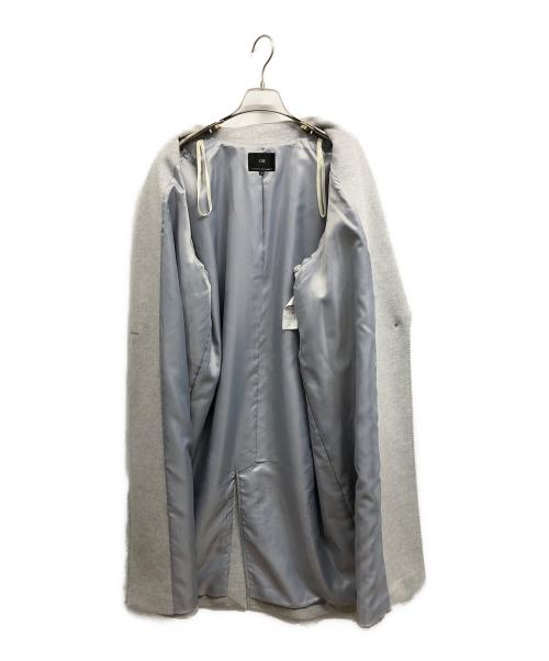 23区（ニジュウサンク）23区 (ニジュウサンク) カシミヤブレンドロングチェスターコート グレー サイズ:46の古着・服飾アイテム