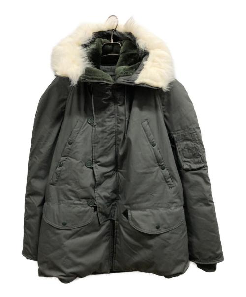 US ARMY（ユーエスアーミー）US ARMY (ユーエスアーミー) N-3Bコート/US ARMYコート グリーン サイズ:Mの古着・服飾アイテム
