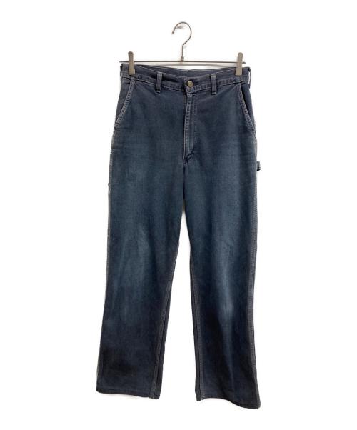 OSH KOSH（オシュコシュ）OSH KOSH (オシュコシュ) ペインターパンツ ブラック サイズ:28×34の古着・服飾アイテム
