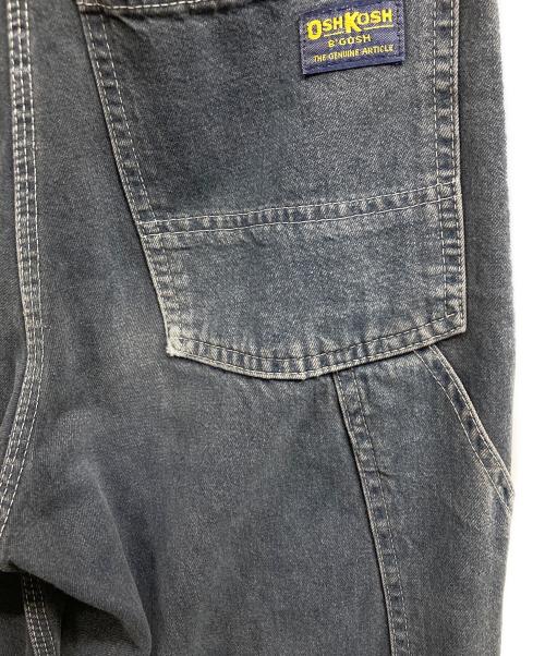 OSH KOSH（オシュコシュ）OSH KOSH (オシュコシュ) ペインターパンツ ブラック サイズ:28×34の古着・服飾アイテム