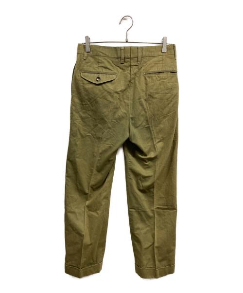 Barnstormer（バーンストーマー）BARNSTORMER (バーンストーマー) MACARTHUR 2 TUCK DRESS HERRINGBONE PANT ベージュ サイズ:Sの古着・服飾アイテム
