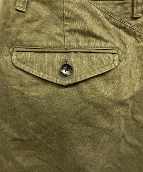 Barnstormer（バーンストーマー）BARNSTORMER (バーンストーマー) MACARTHUR 2 TUCK DRESS HERRINGBONE PANT ベージュ サイズ:Sの古着・服飾アイテム